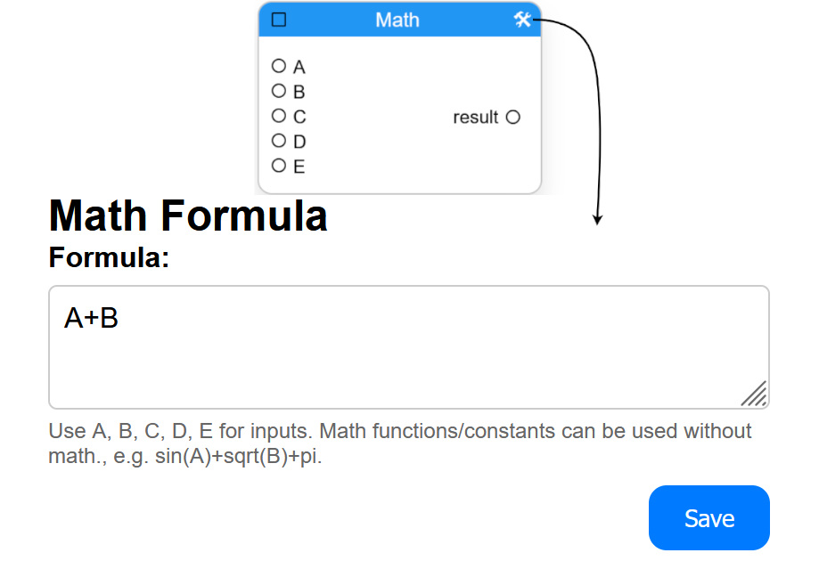 configure blocks example
